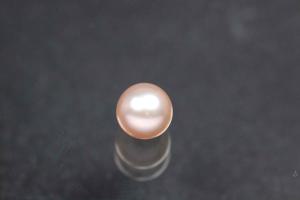 Freshwater pearls, half drilled round, approx.size Ø4,0-4,5mm, color rose