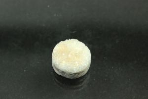 Quarz Druzy, Form rund, Farbe bergkristallfarben, ca Maße Ø 10mm, Höhe 3,3-4,5 mm