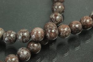 Autumn jasper spherical gemstone strand, approx. dimensions Ø 8mm, approx. 39,0 - 40,0cm long.