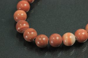 Aragonit spherical gemstone strand, approx. dimensions Ø 8mm, approx. 39,0 - 40,0cm long.