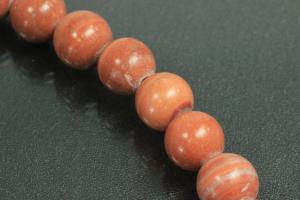 Aragonit spherical gemstone strand, approx. dimensions Ø 8mm, approx. 39,0 - 40,0cm long.