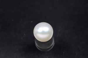 freshwater pearls, half drilled Button, approx. size Ø6,5-7,0mm, high 5,5-6,0mm, color white